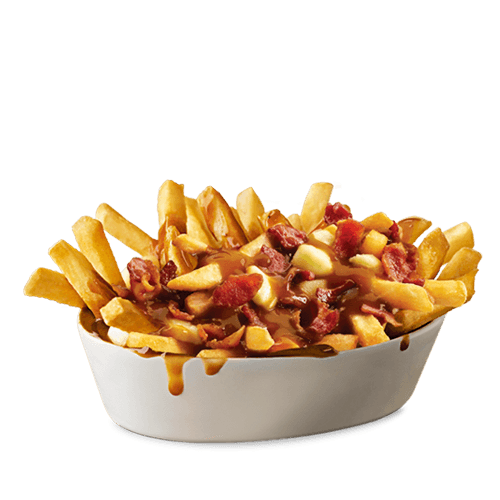 Batatas Fritas e Becon